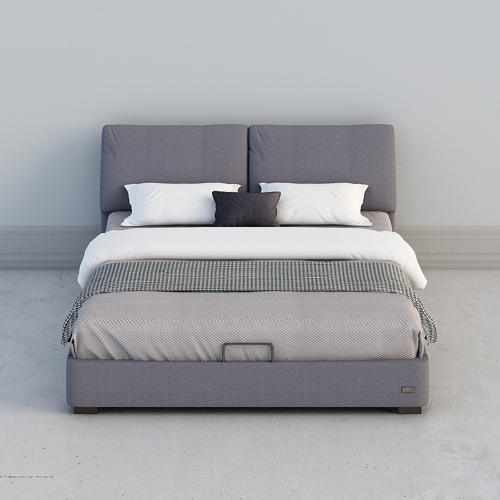 Jane's Home-JO-8292-Leather Bed-4