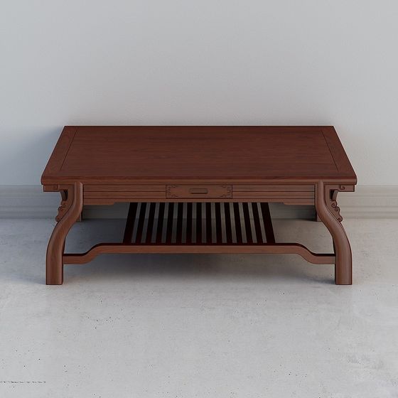 Elegant Chinese Teatable 3D Model for Modern Spaces