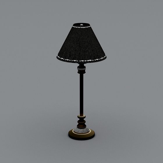 Vintage Style Table Lamp 3D Model