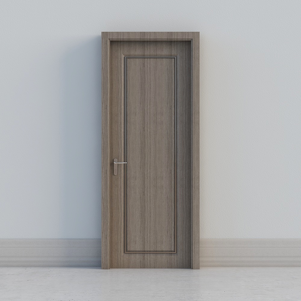 modern grey wooden door