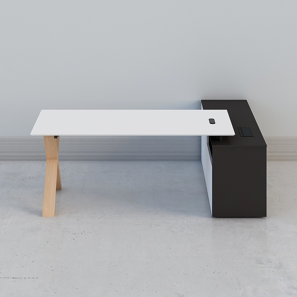 Urban Edge Desk 3D model
