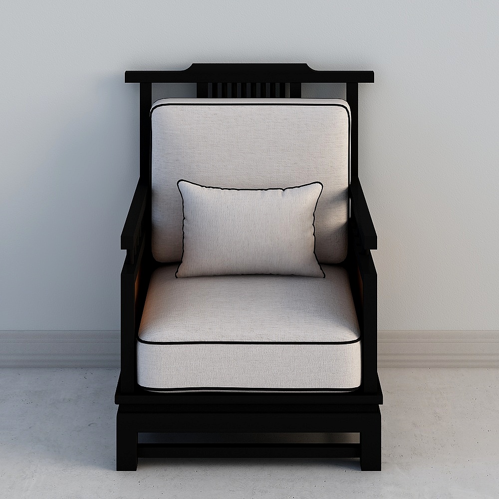 Vintage Leisure Chair 3D model