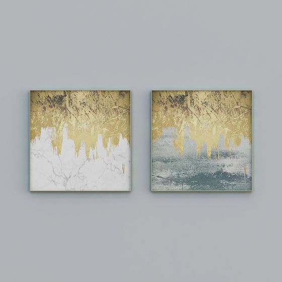 Abstract Frame Series 3D Model