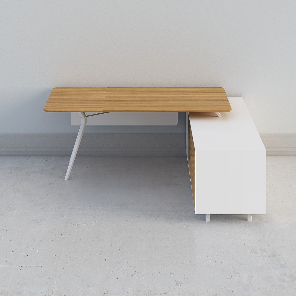 Urban Edge Desk 3D model