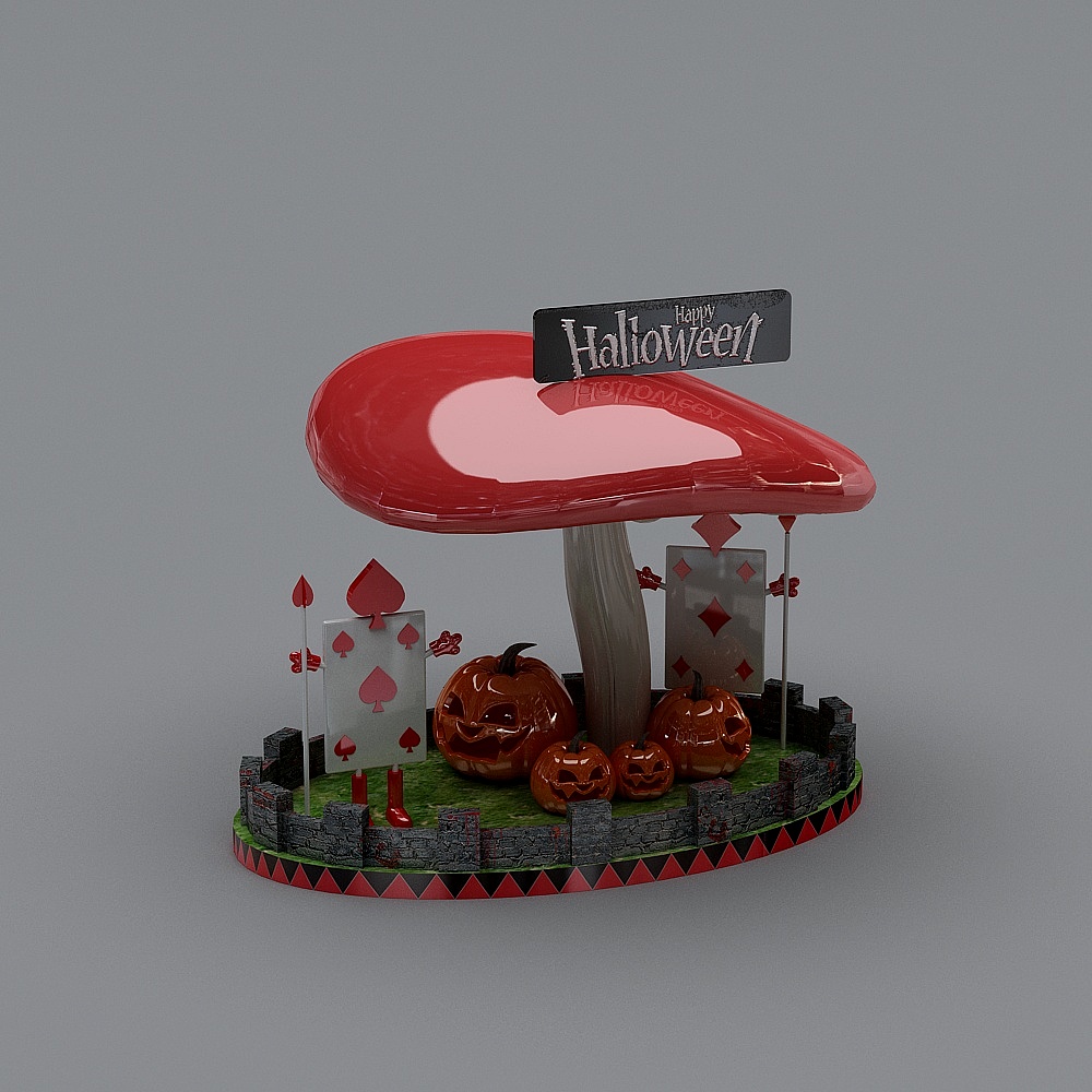 Mystic Pumpkin Patch 3D model