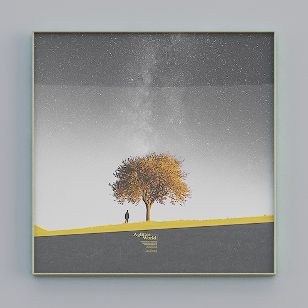 Decorative Alliance - Modern Light Luxury Premium - Single Square - Decorative Painting - SHLM190092