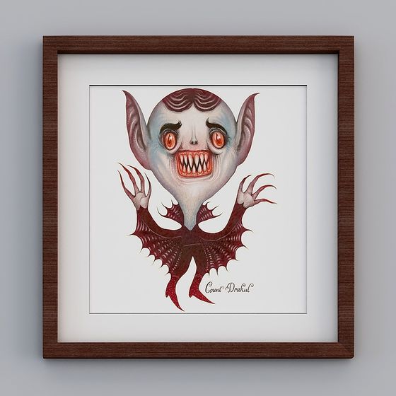 Count Drakul 3D Model for Horror Themes