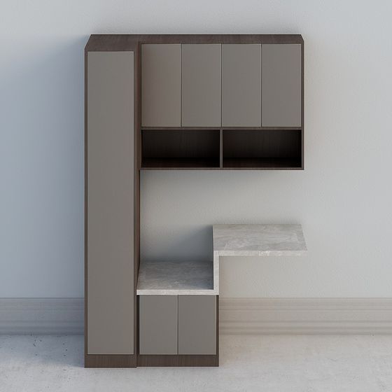 Urban Edge Desk 3D model