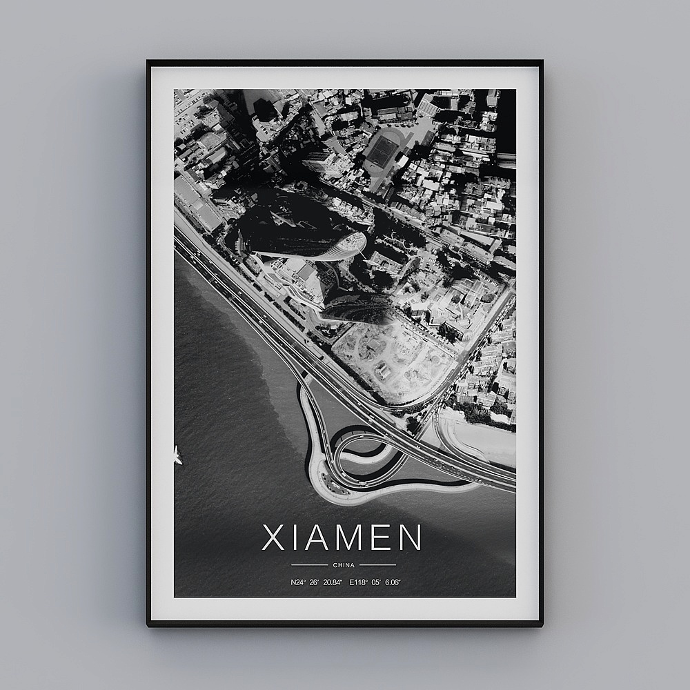 Modern Charm of Xiamen 3D model