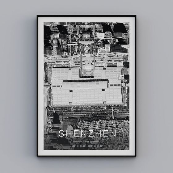 Intricate Shenzhen 3D Model for Creative Projects