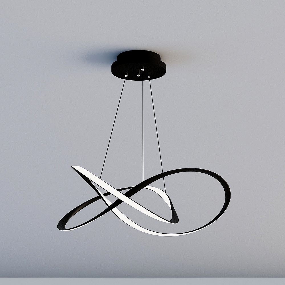 Luminous Infinity Chandelier 3D model