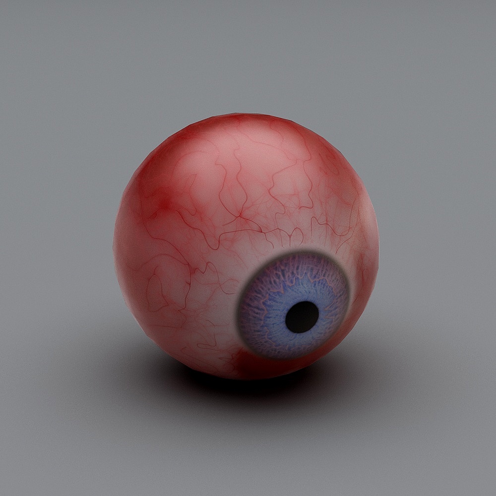 Realistic Eyeball 3D model for Creative Projects