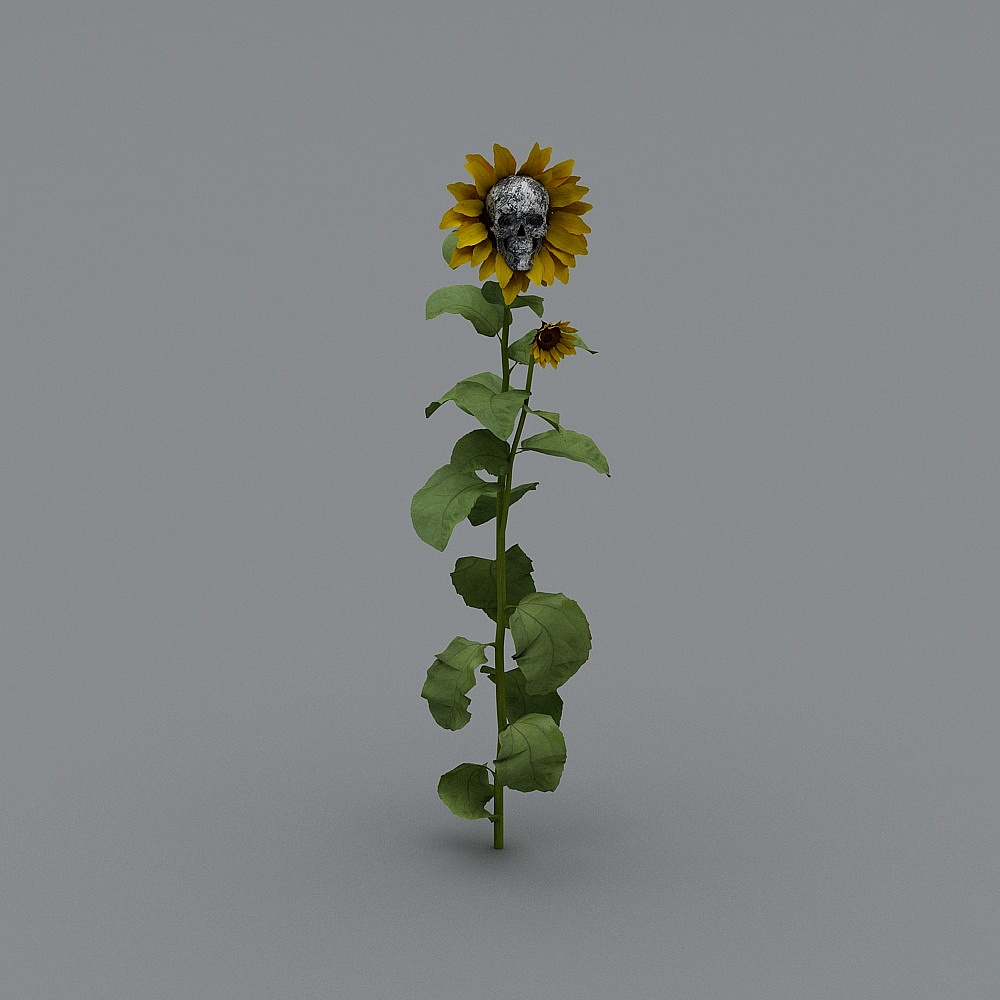 Halloween Sunflower-1