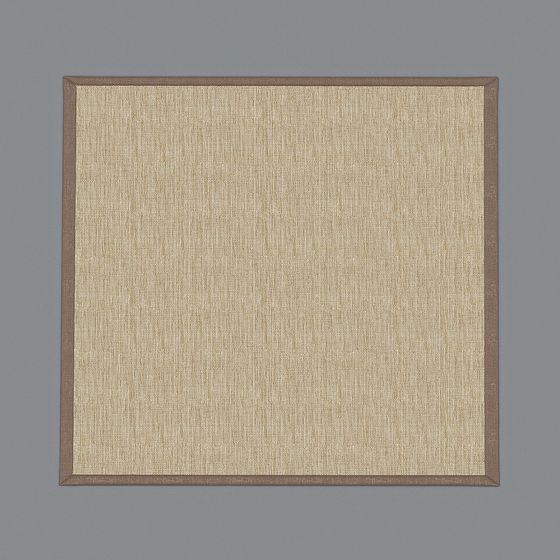Natural Woven Wall Panel 3D model
