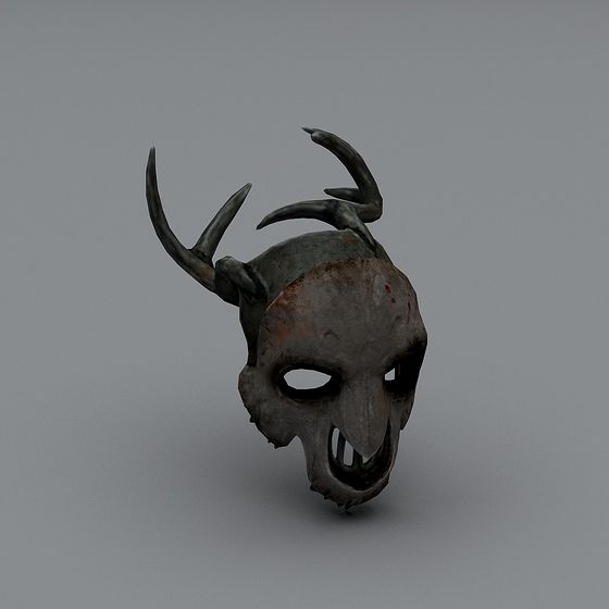 Ghost Mask 3D model - Mysterious Charm