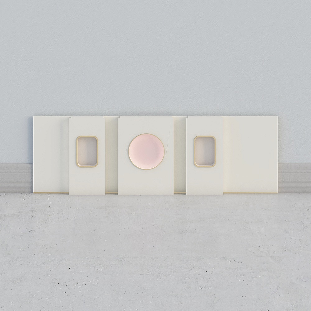 Minimalist Door Panels 3D model