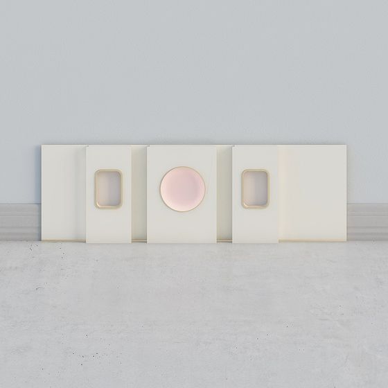 Minimalist Door Panels 3D model for Creative Designs