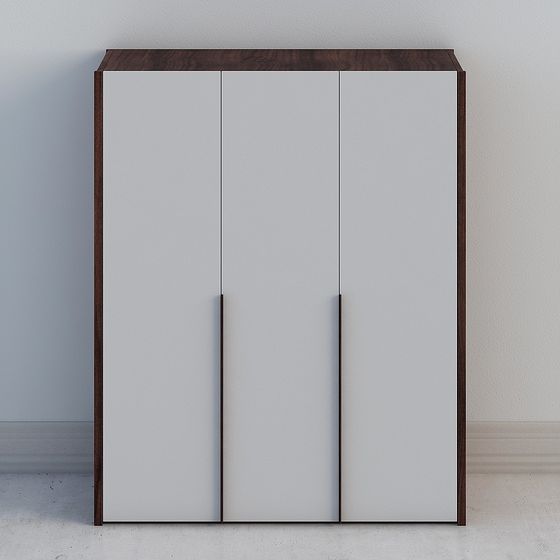 Modern Minimalist Wardrobe 3D model