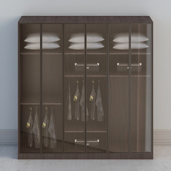 Minimalist Wardrobe 3D model