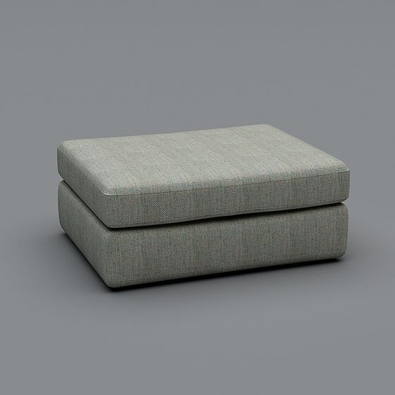 Minimalist Square Stool 3D model