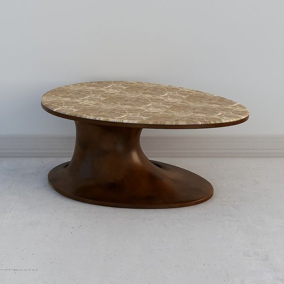 Elegant Modern Coffee Table 3D model