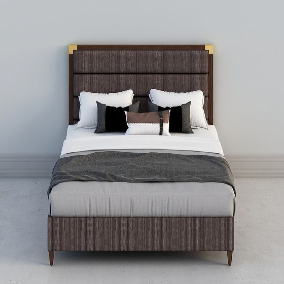 Modern Hollywood Single Beds,Single Beds,Black,Queen 1.5m