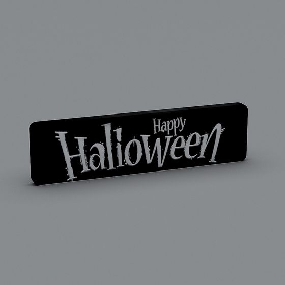 Happy Hallowe'en 3D model
