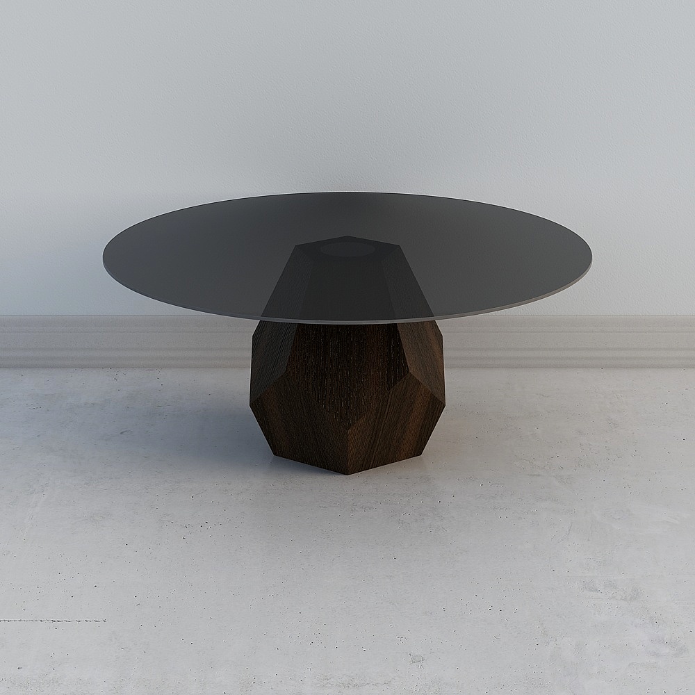 Prism Round Table 3D model