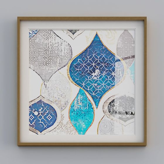 Abstract Geometric Frame 3D model