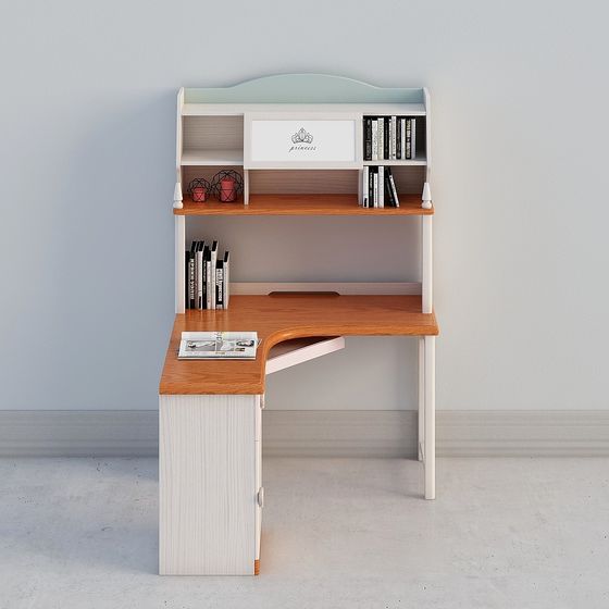 Princess Desk 3D model - Modern Meets Vintage