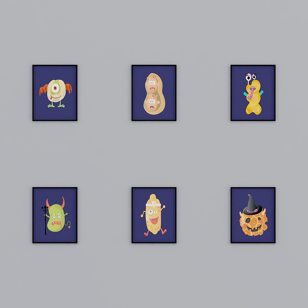 Halloween - Cartoon 3D model ID_731420-7