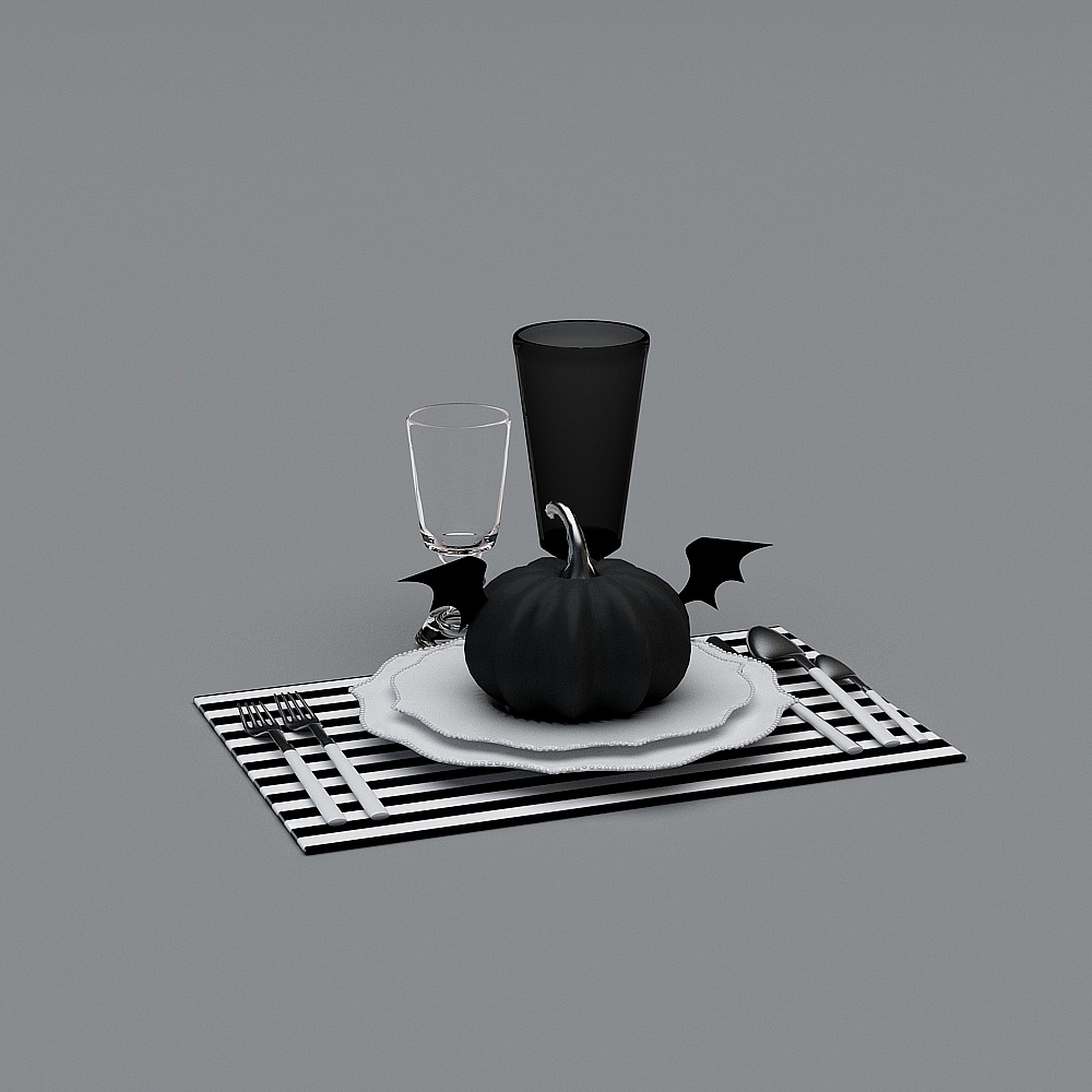 Halloween - Cutlery 3D model ID_1011137-2