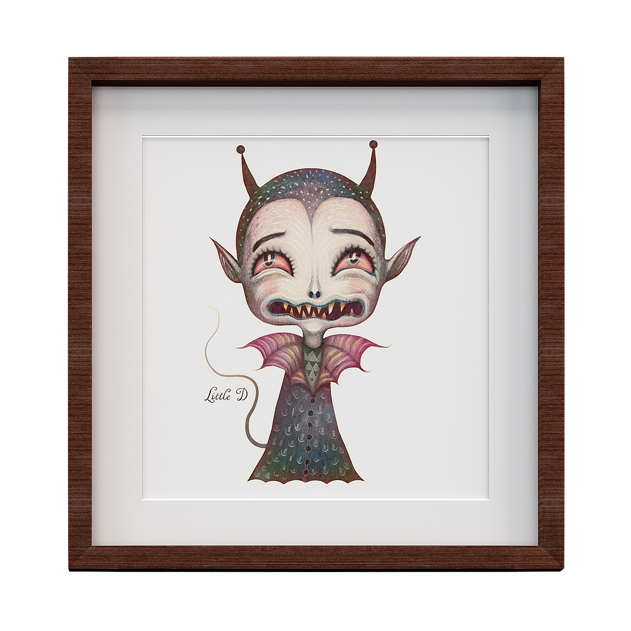 Little D Low-Poly 3D Model – Whimsical Design