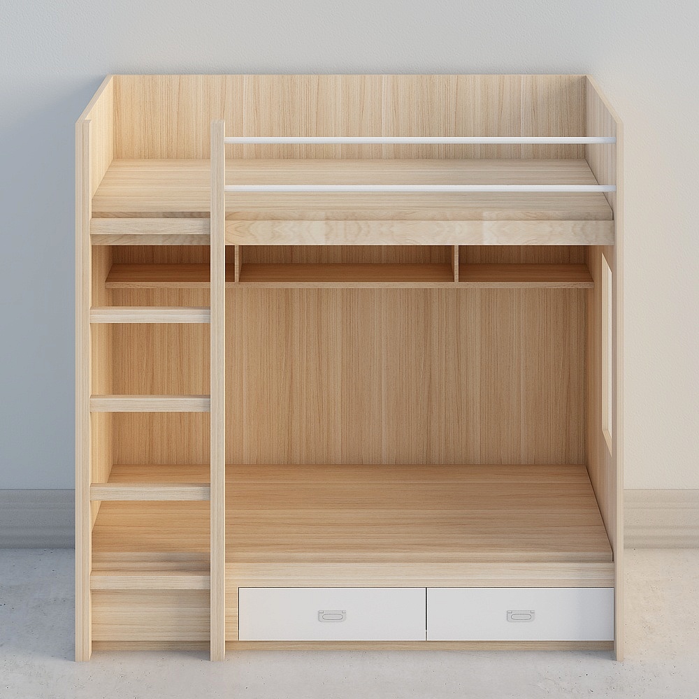 Wooden bunk beds 2( step ladders)