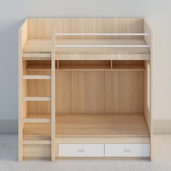 Wooden Storage Cabinet 3D model