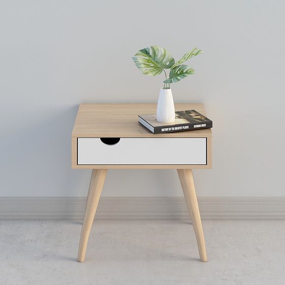 Ba-Bàn Bắc Âu-Phòng Ngủ-Bàn Cạnh Giường