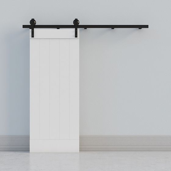 Rustic Barn Door 3D model