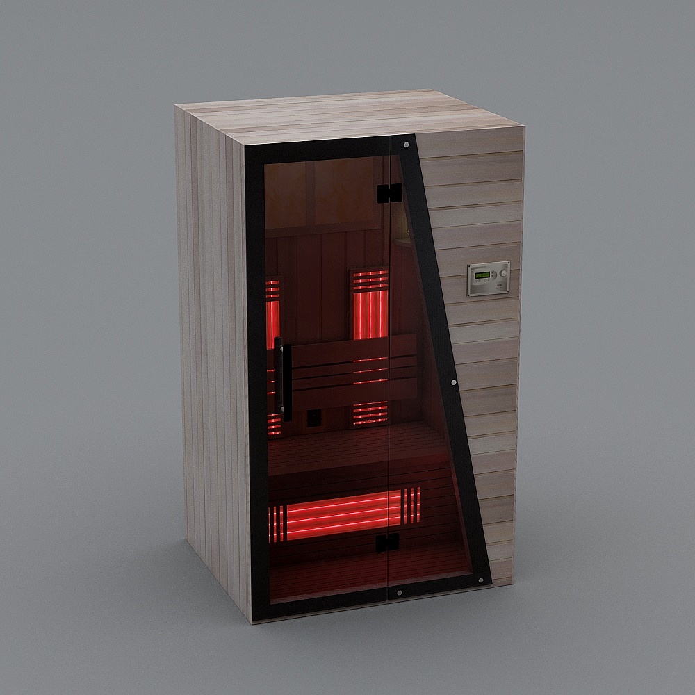Stylish Infrared Sauna 3D model
