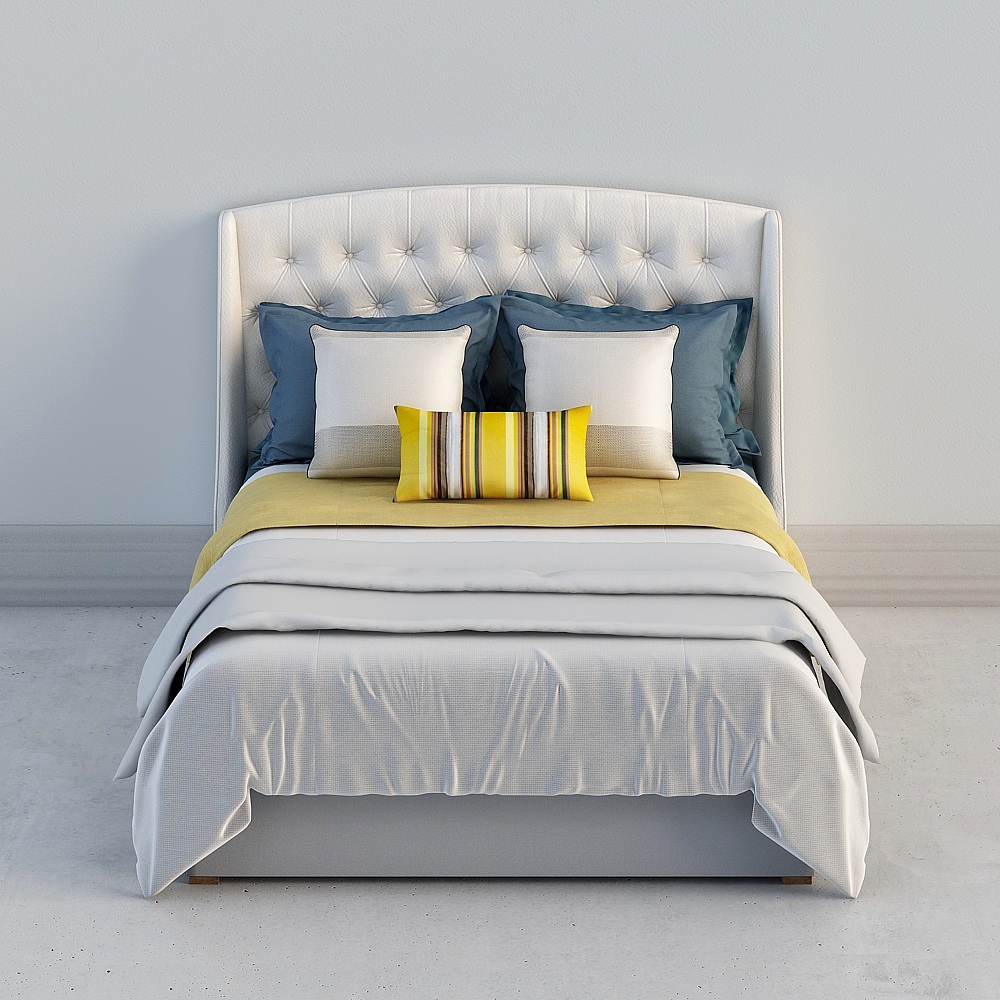 Light luxury - bedroom - bed