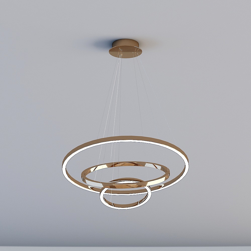 Light luxury - bedroom - chandelier