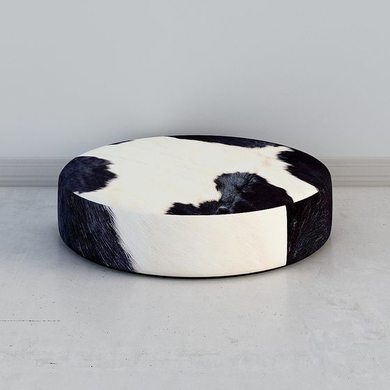 Elegant Black Coffee Table 3D Model