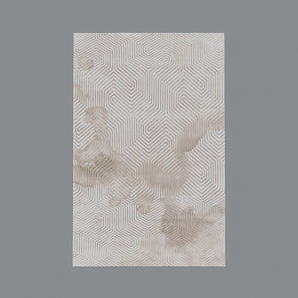 Maze Rug 3D Model Design