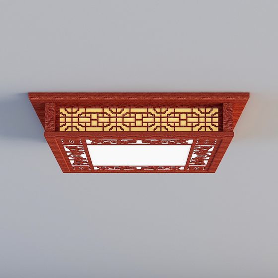 Elegant Ceiling Light 3D model for Modern and Traditional Spaces