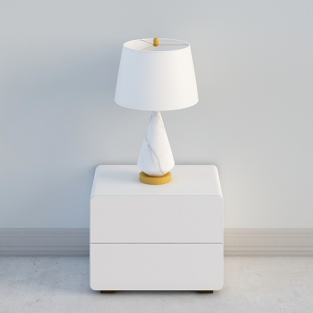 Nordic bedroom bedside table