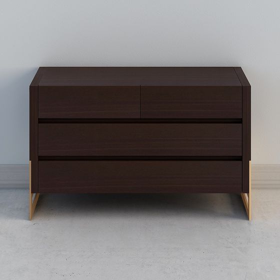 City Corner Dresser 3D model for Modern Interiors