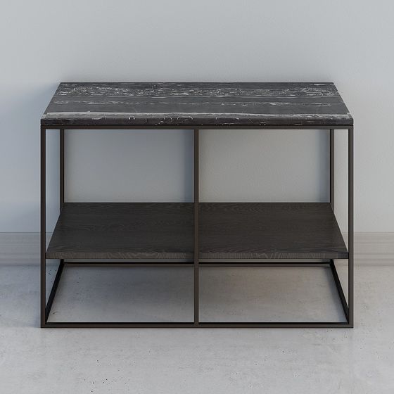 Stylish Urban Corner Side Table 3D model