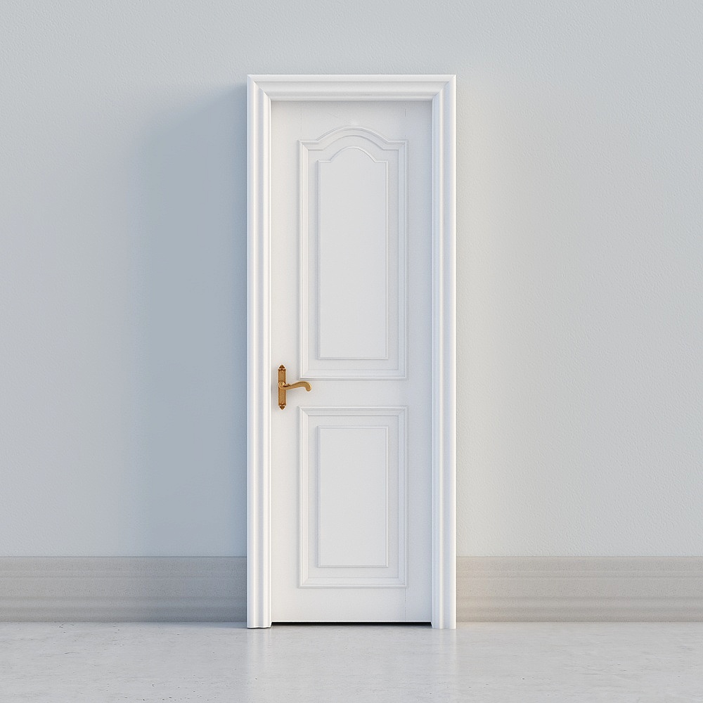 modern white door