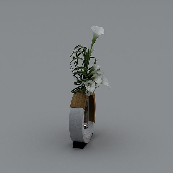Urban Bloom 3D model - Modern Decorative Vase