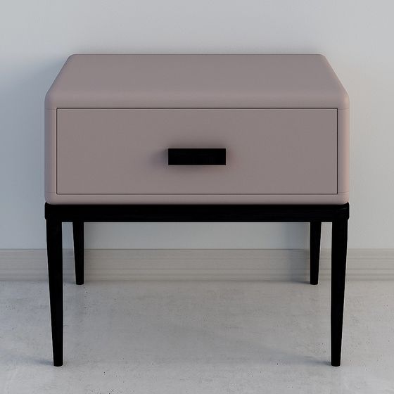 Elegant Nightstand 3D model for Modern Interiors
