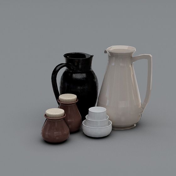 Low-Poly Kitchen Utensils 3D Model Collection